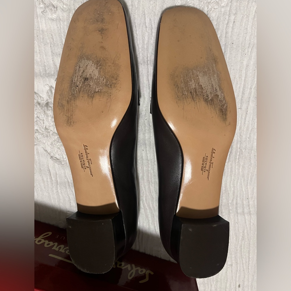 Salvatore Ferragamo Dark Brown Leather Loafers - Picture 5 of 6